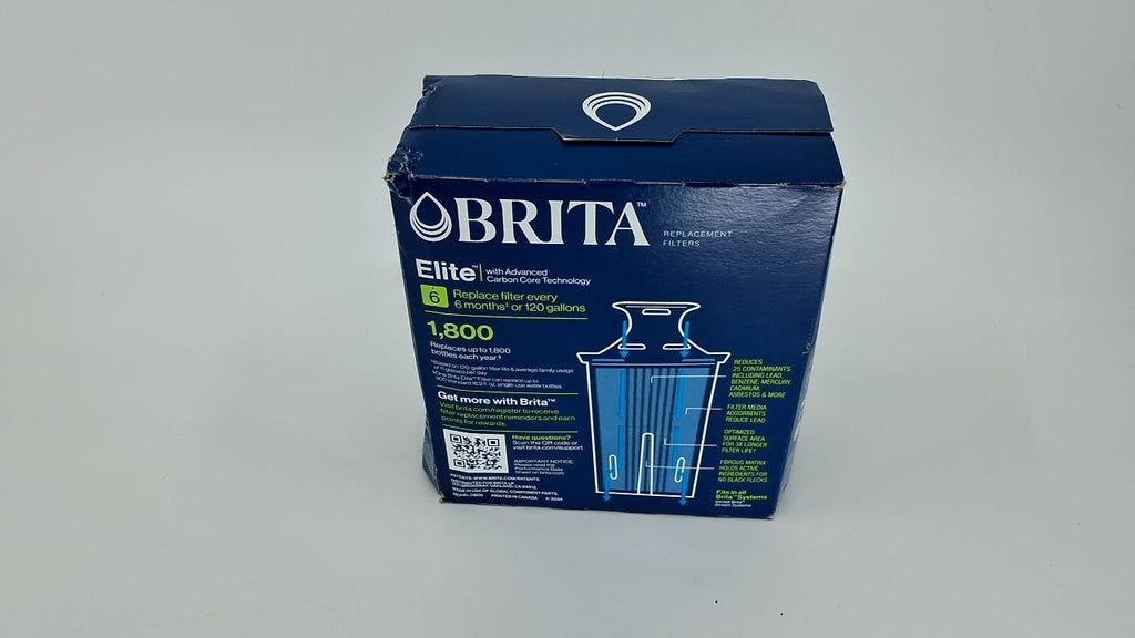 Brita Elite Pitcher Filters, 2 Count, Blue, NSF Certified Lead Removal