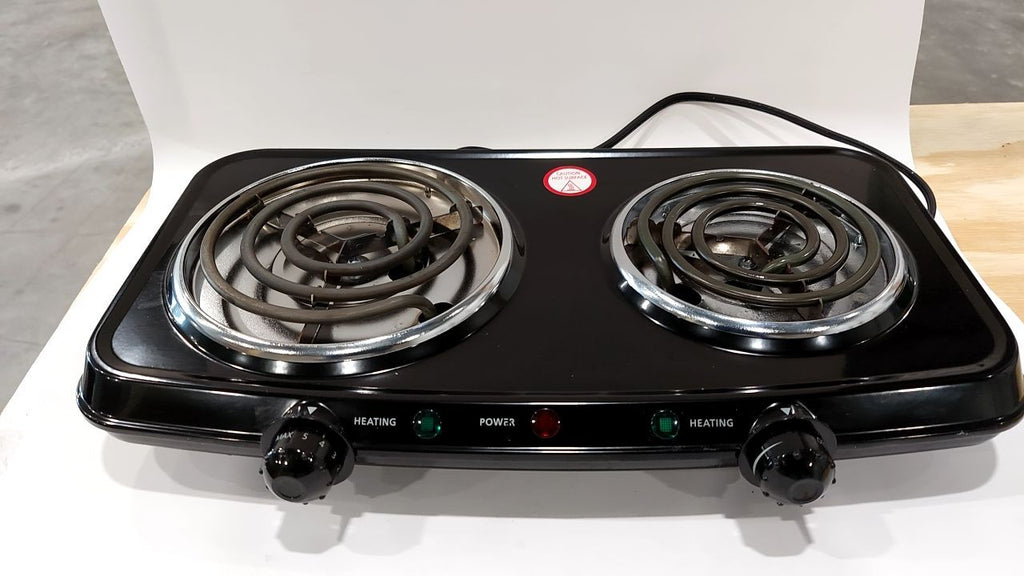 Mainstays Portable Double Burner and Hot Plate  120V~ 1800W