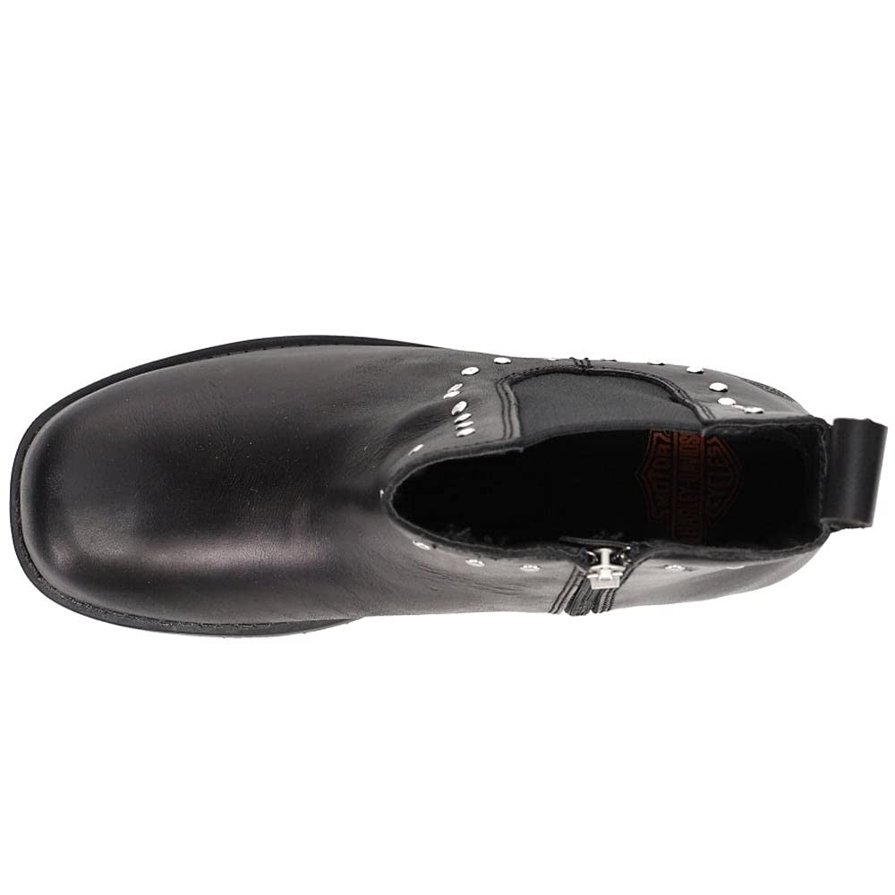 Harley-Davidson Footwear Women's Ashby Pull On Boot, Black, 8.5