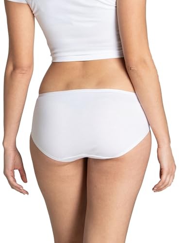 Fruit of the Loom Women's Hipster Underwear, 6 Pack, Plus Size, Cotton Blend