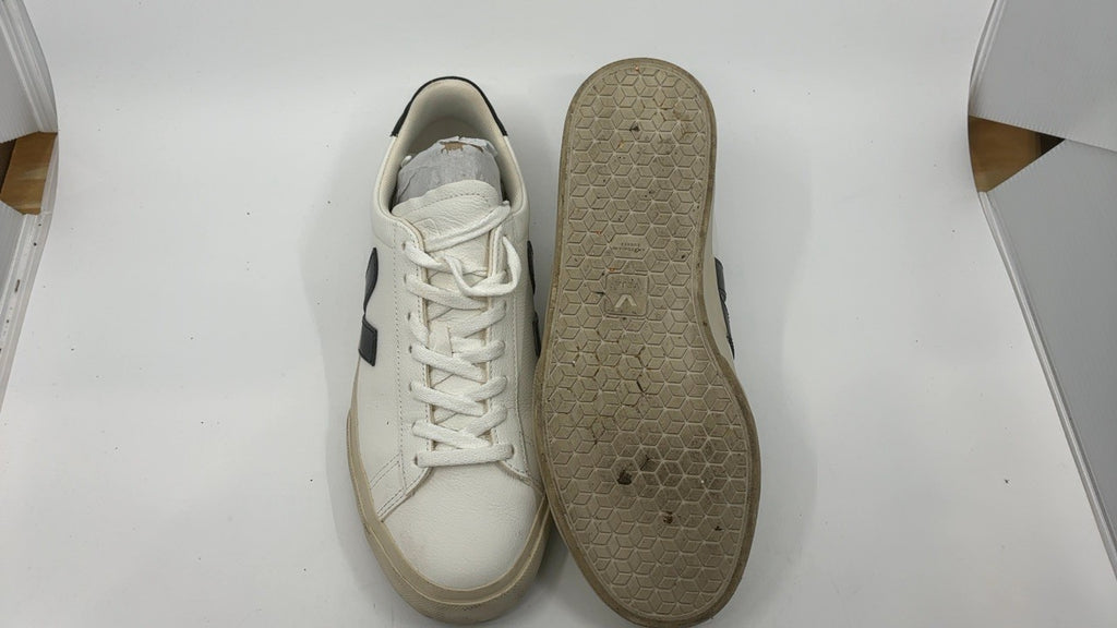 Veja Women's Campo Sneakers, Extra White/Black, 11 Medium US