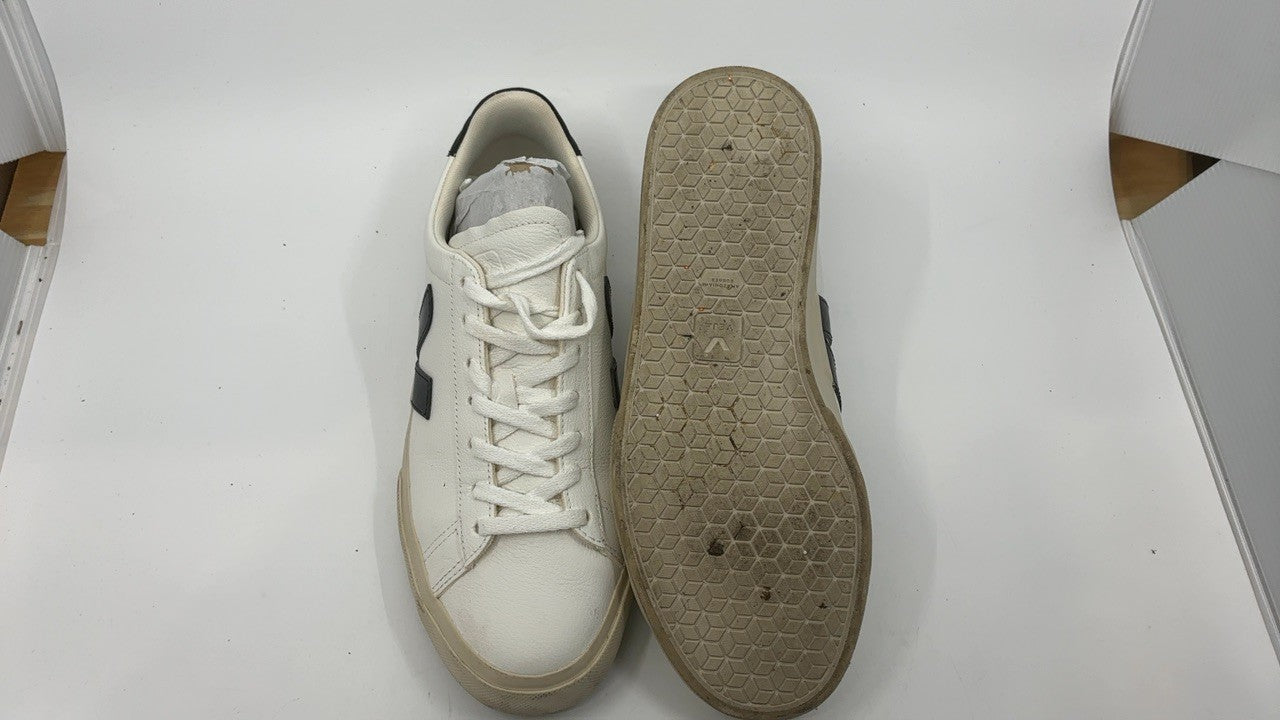 Veja Women's Campo Sneakers, Extra White/Black, 11 Medium US
