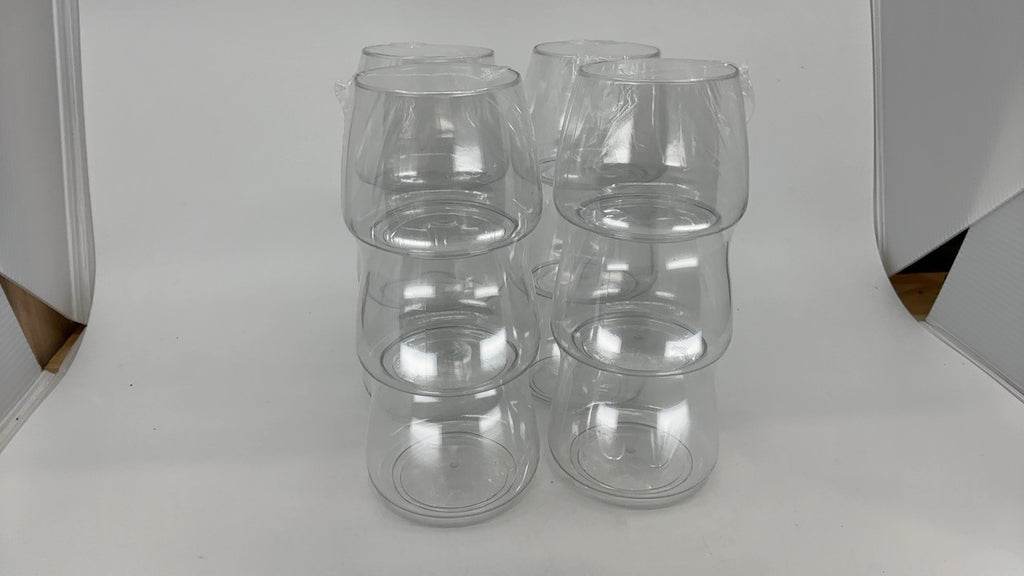 12 Count TOSSWARE 12oz Rocks Glasses, Durable & Recyclable Plastic