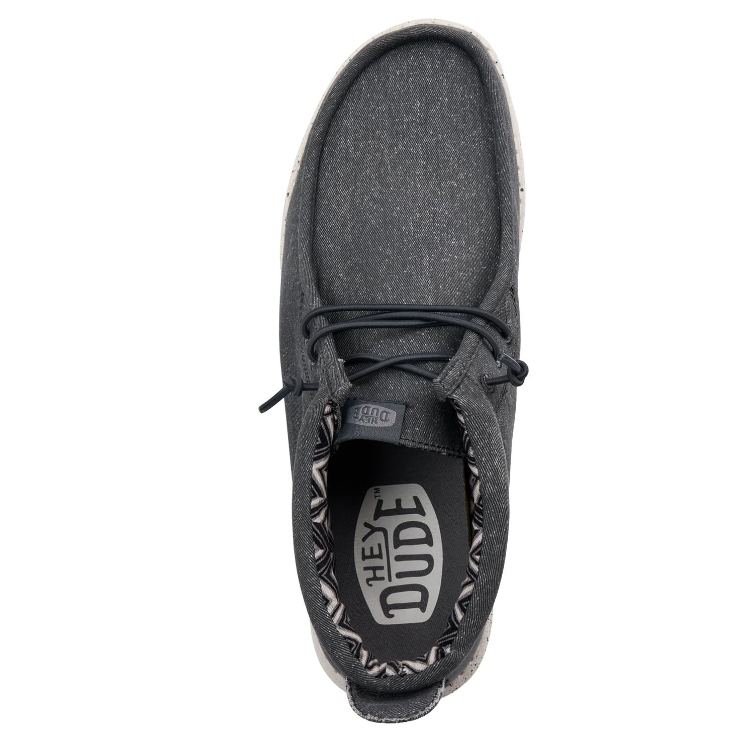 Hey Dude Men's Wally Mid Grey Slip-On Shoes Size 12 Lightweight