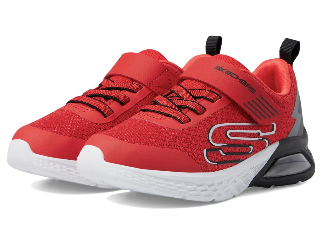 Skechers Kids Boys Microspec Max Ii Sneaker, Red/Black, 1.5, Little Kid