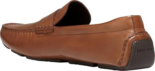 Cole Haan Mens Grand Laser Penny Driver, British Tan/Java, 10.5-M US