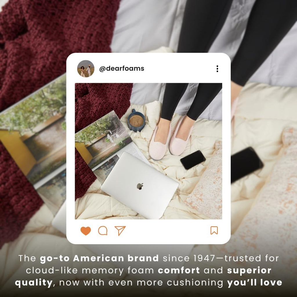 Dearfoams Women's Lightweight Closed Back Slipper, Wide Width, Sleet, 9-10