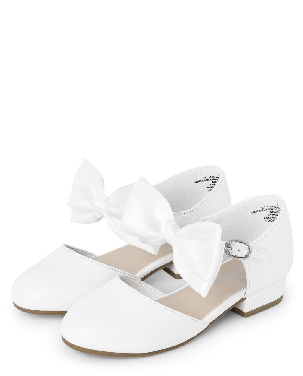 Gymboree,Girls,and Toddler Dressy Ballet Flat,White,5 Toddler