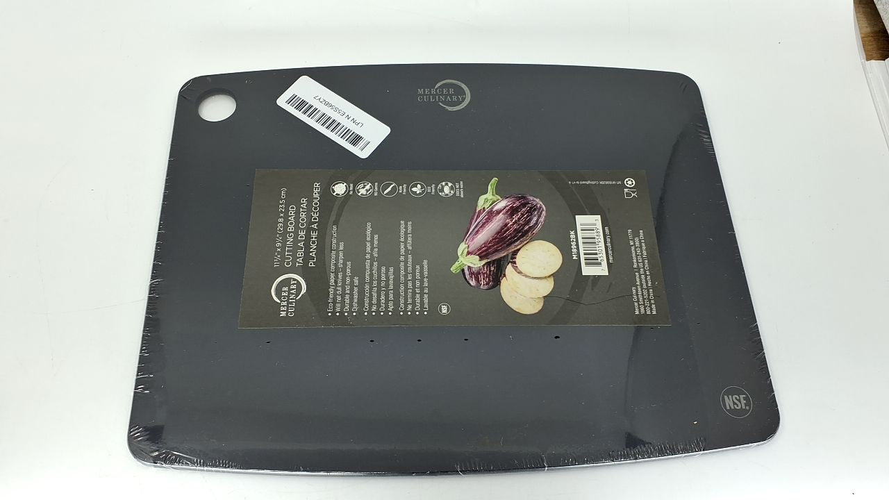 Mercer Culinary Composite Cutting Board-11 3/4" X 9 1/4"-NSF, Black