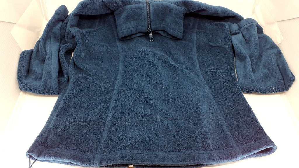 Columbia Womens Benton Springs Full Zip Fleece, Columbia Navy, Medium