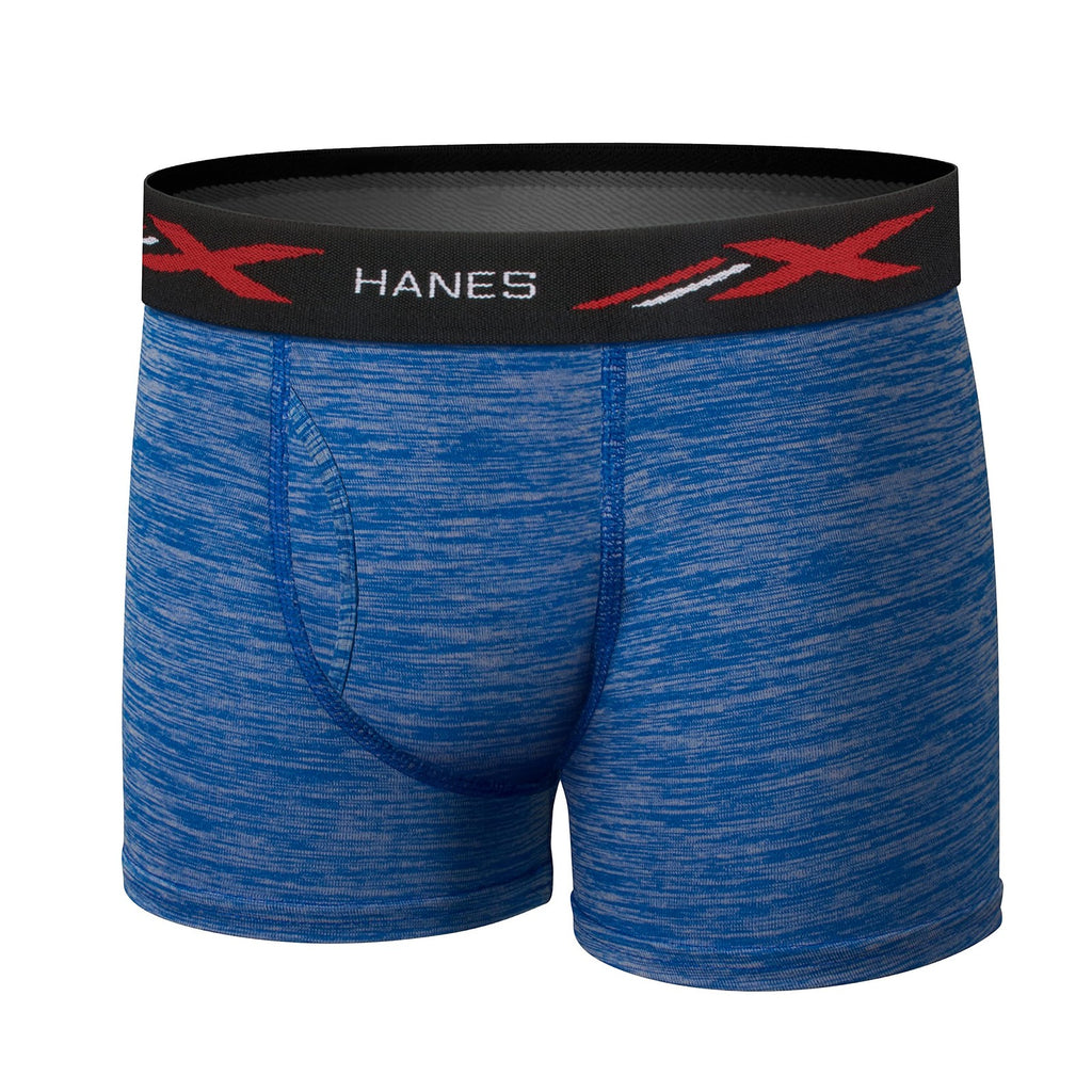 6-Pack Boys' Boxer Briefs, Moisture-Wicking, Hanes, Assorted Colors