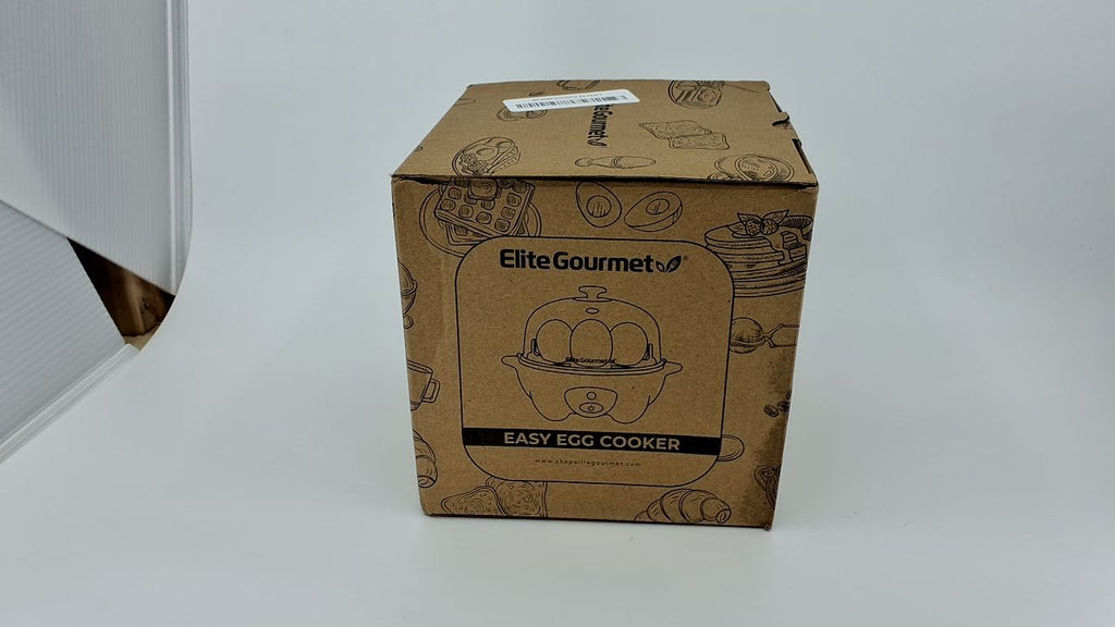 7-Egg Electric Cooker, Elite Gourmet EGC-007, Auto Shut-Off, White