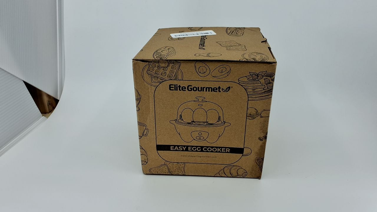 7-Egg Electric Cooker, Elite Gourmet EGC-007, Auto Shut-Off, White