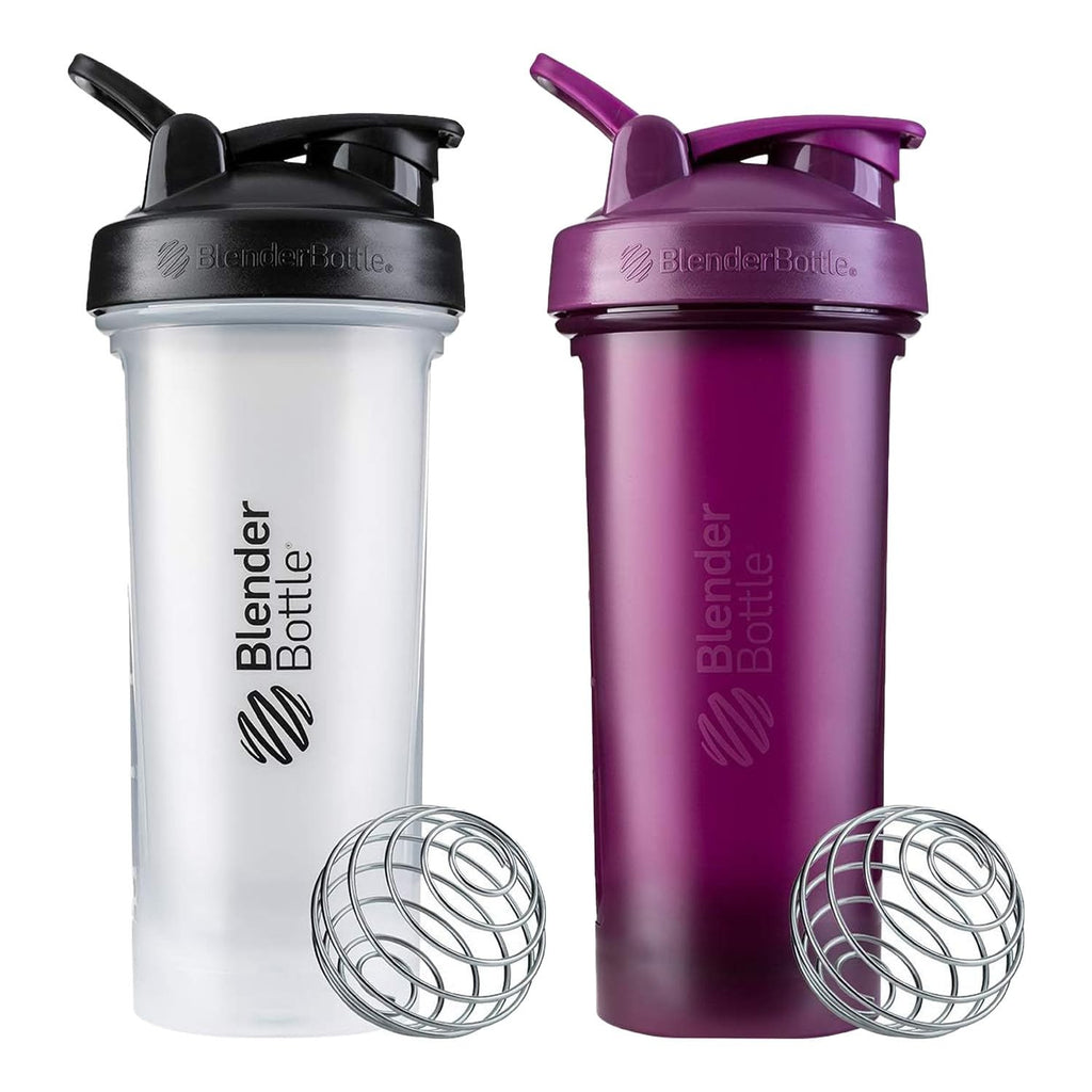 28 Oz BlenderBottle Classic V2 Shaker, 2 Pack, Protein Shake Bottle