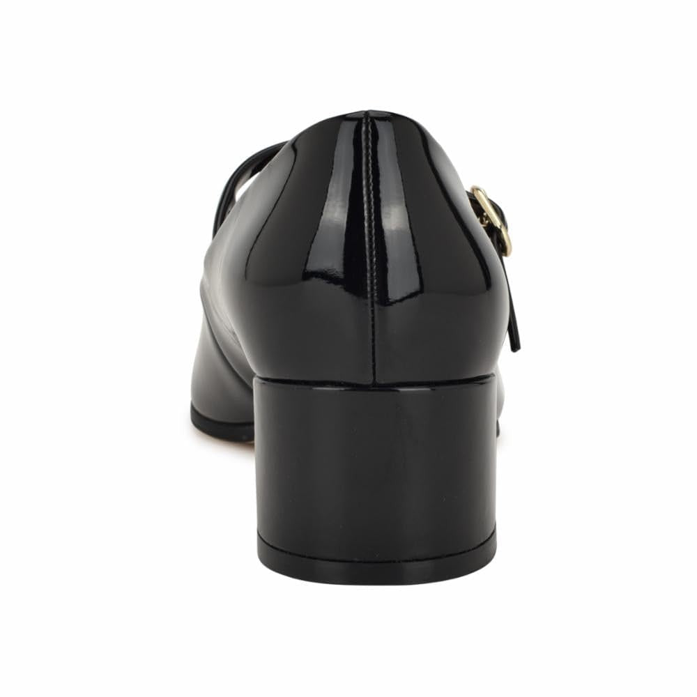 Nine West Women's Prix Pump, Black Patent 001, 7.5