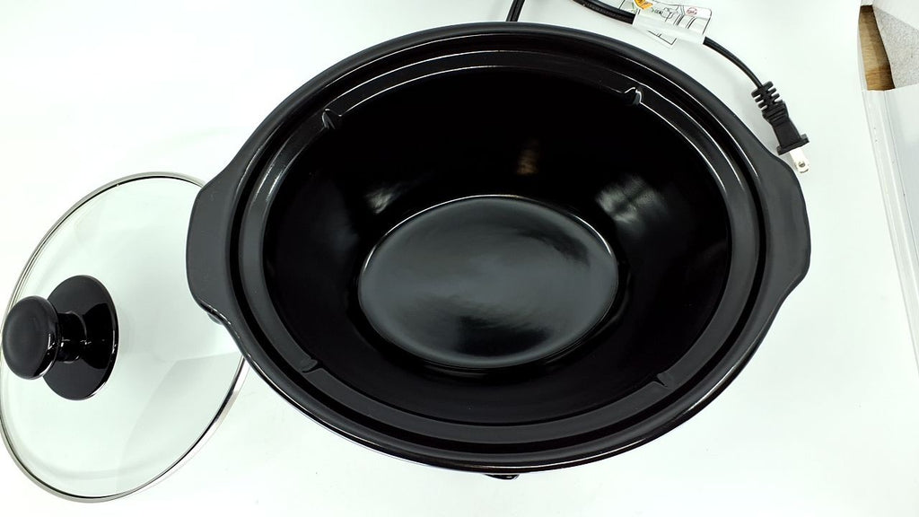 Elite Gourmet Slow Cooker, 2 Quart, Adjustable Temp, Stainless Steel Finish