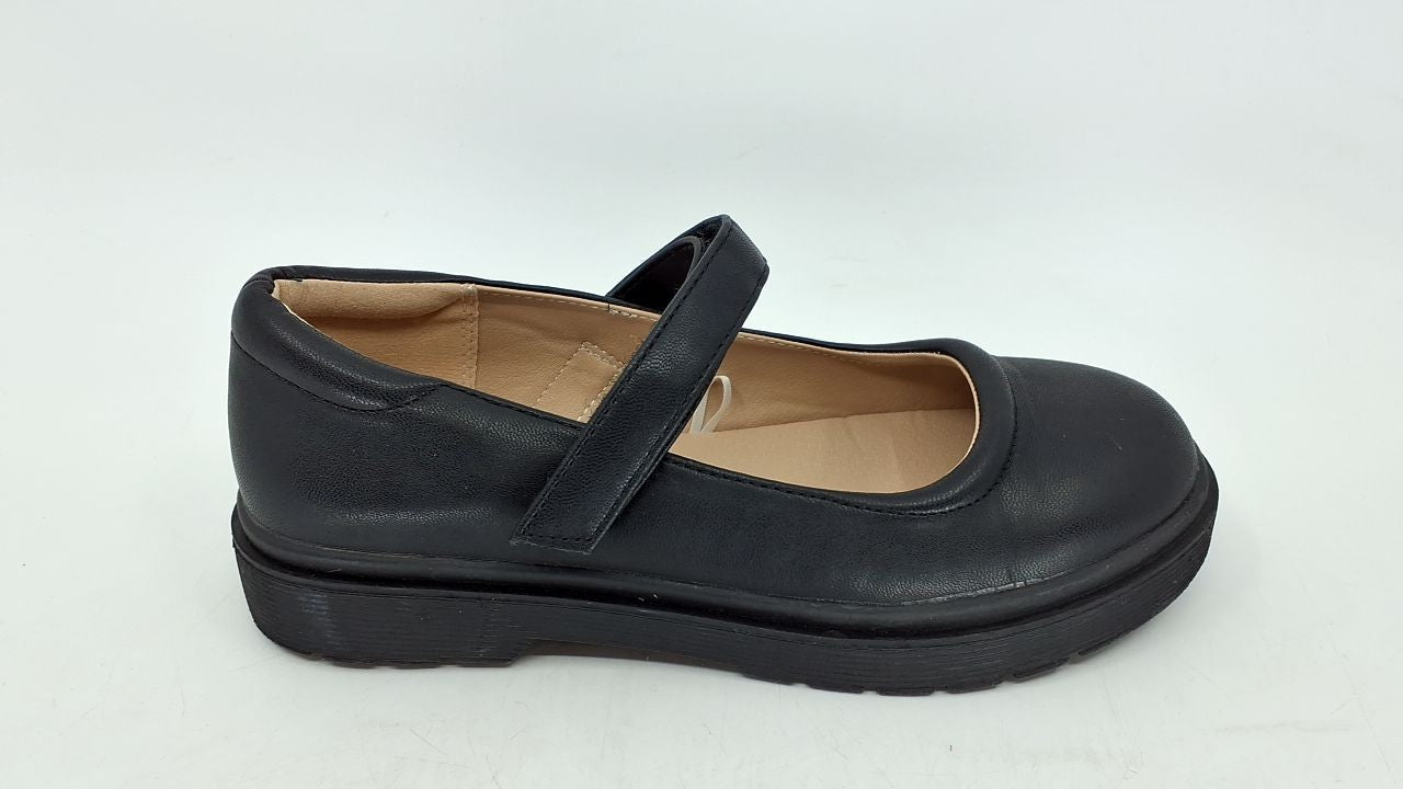 Girls Black Uniform Shoes, Size 3 Big Kid, Closed Toe Maryjane Flats