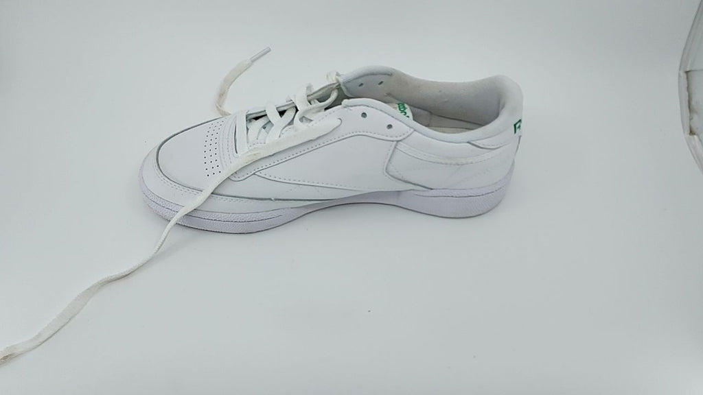 Reebok Men's Club C 85 Walking Shoe, White/Green, 7 M US