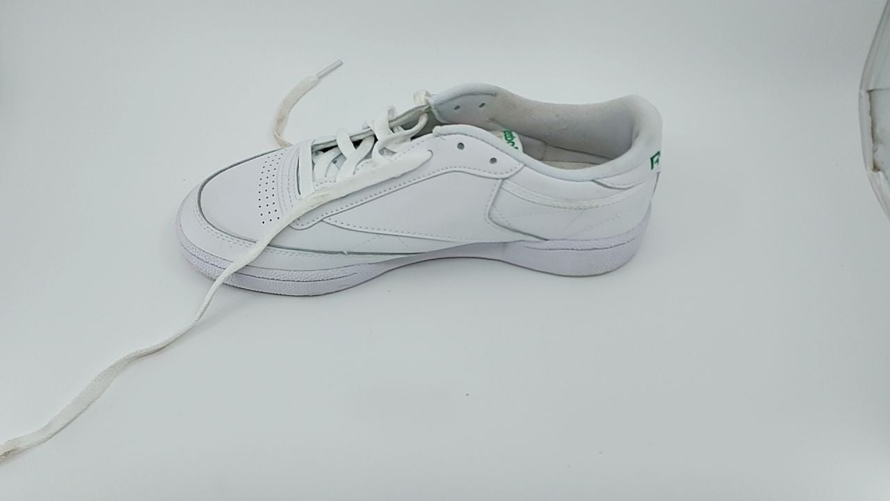 Reebok Men's Club C 85 Walking Shoe, White/Green, 7 M US