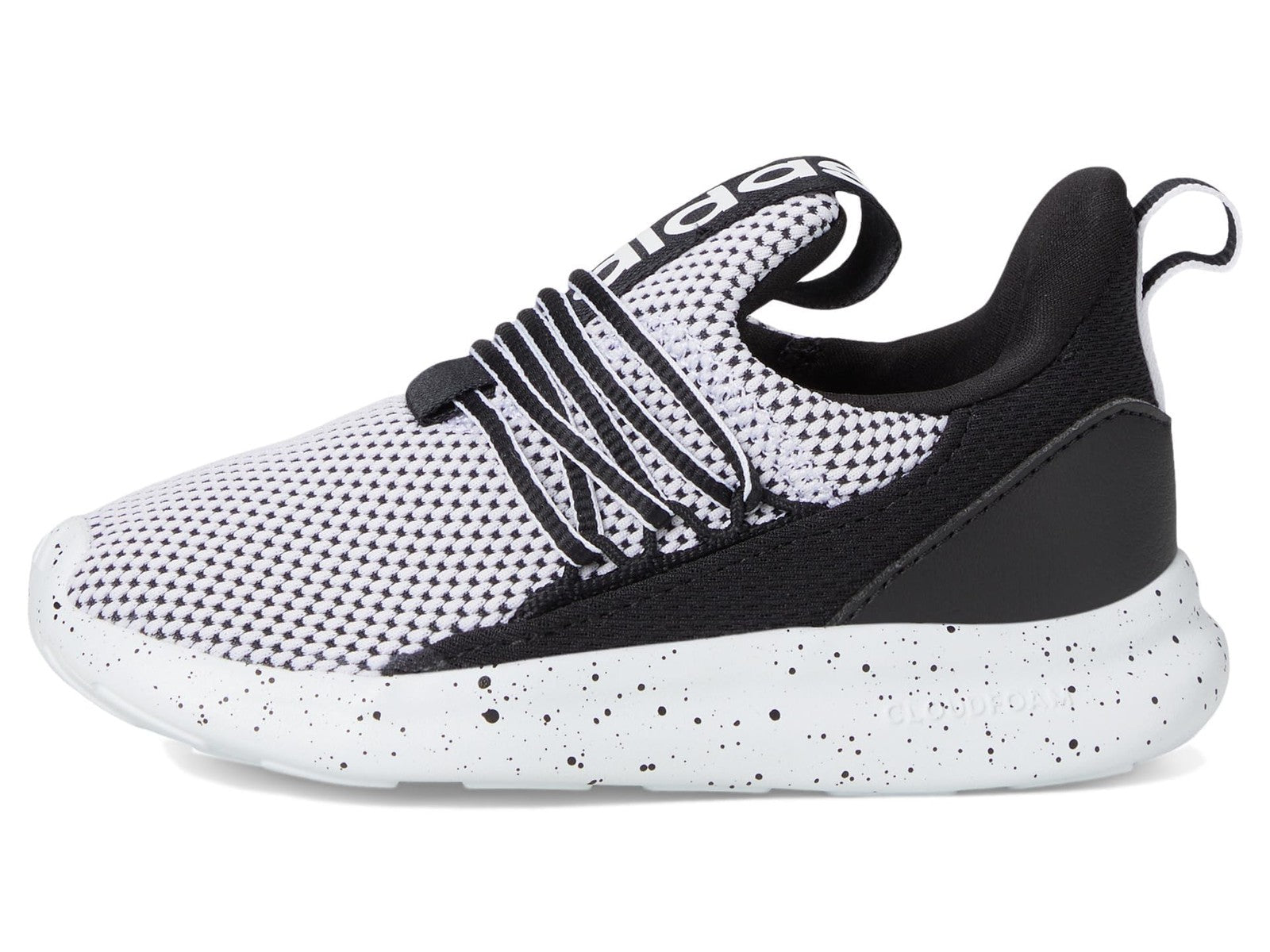 adidas Unisex-Kids Lite Racer Adapt 7.0, White/Black/Black, 9.5K