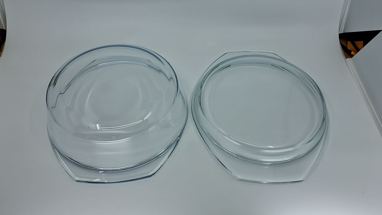 Round heatproof dish with lid 2,1L
