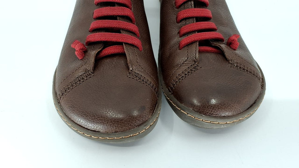 Camper Women's Basket Sneaker, Dark Brown 020, 6