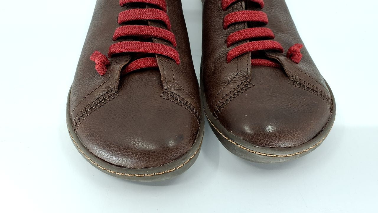 Camper Women's Basket Sneaker, Dark Brown 020, 6