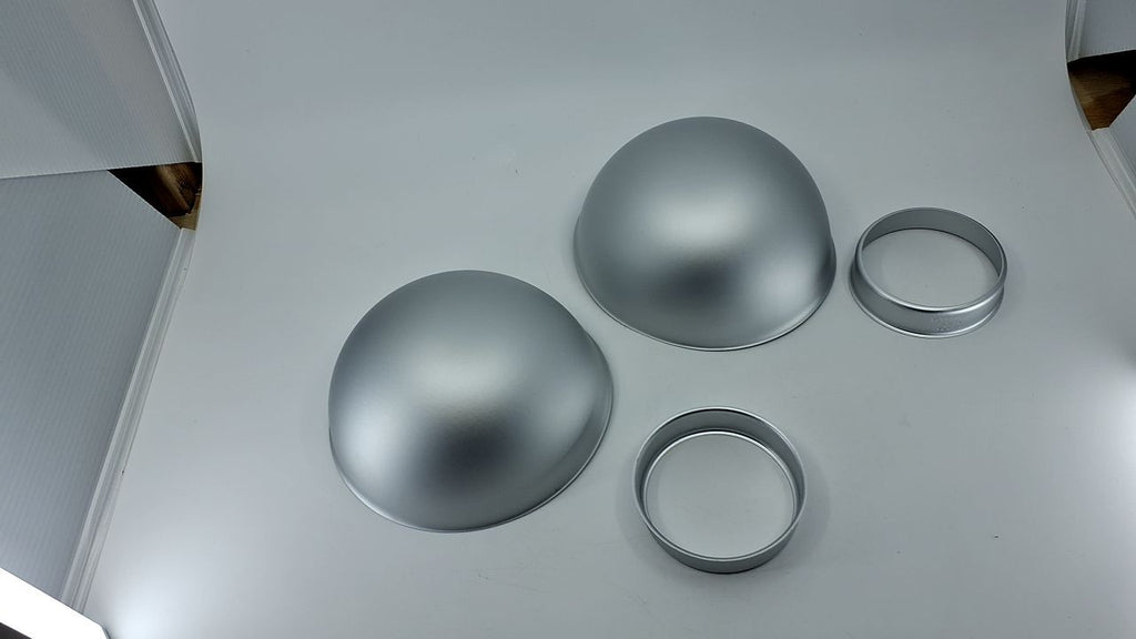 Wilton 3D Cake Pan Set, Sports Ball Design, Durable Aluminum Bakeware