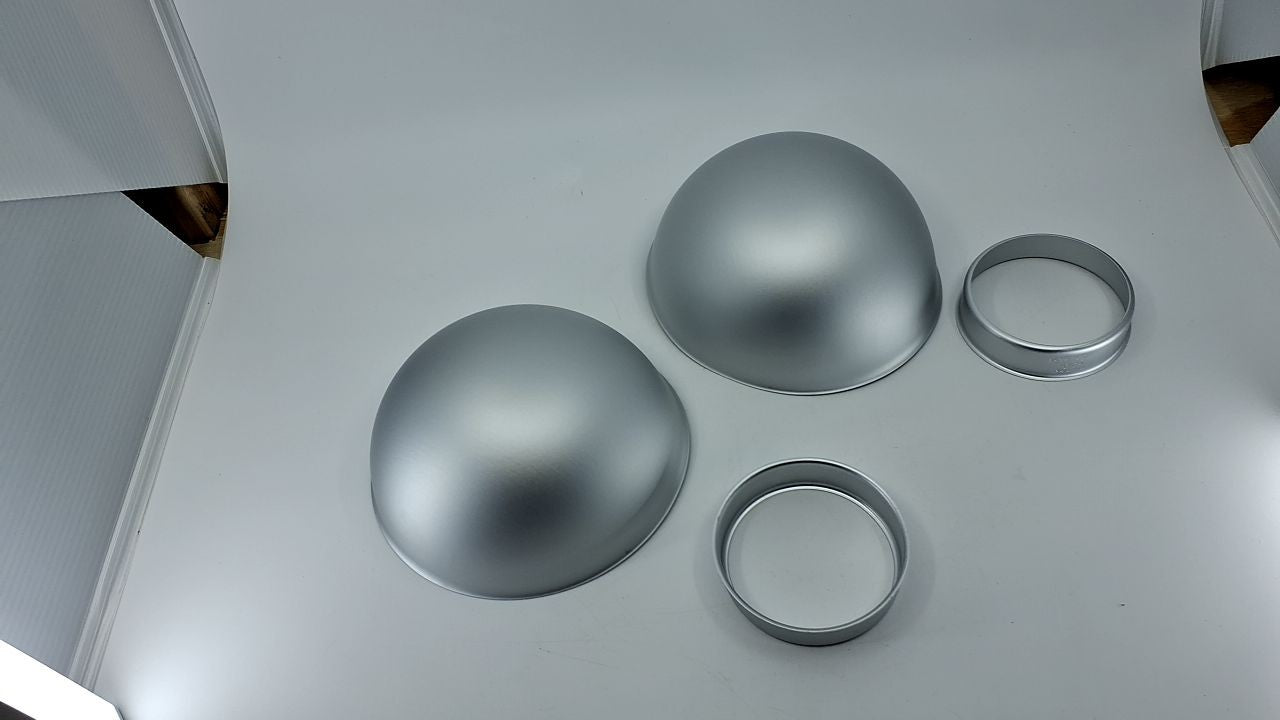 Wilton 3D Cake Pan Set, Sports Ball Design, Durable Aluminum Bakeware