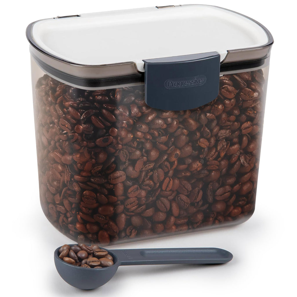 1.5 Quart Airtight Coffee Storage Container w/ Scoop - Tinted Plastic
