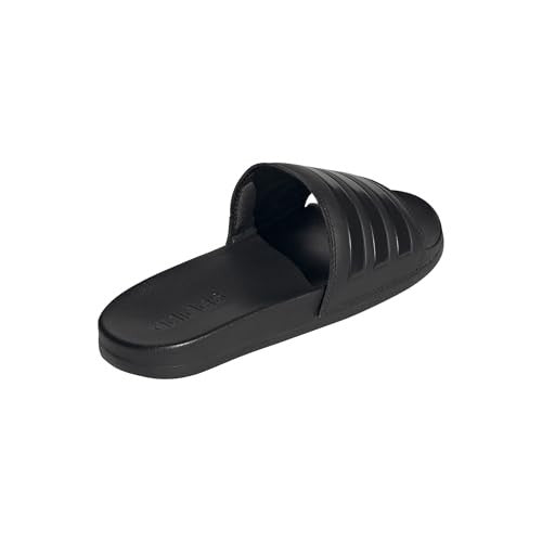 adidas Adult Adilette Comfort Slides Core Black/Core Black/Core Black 8