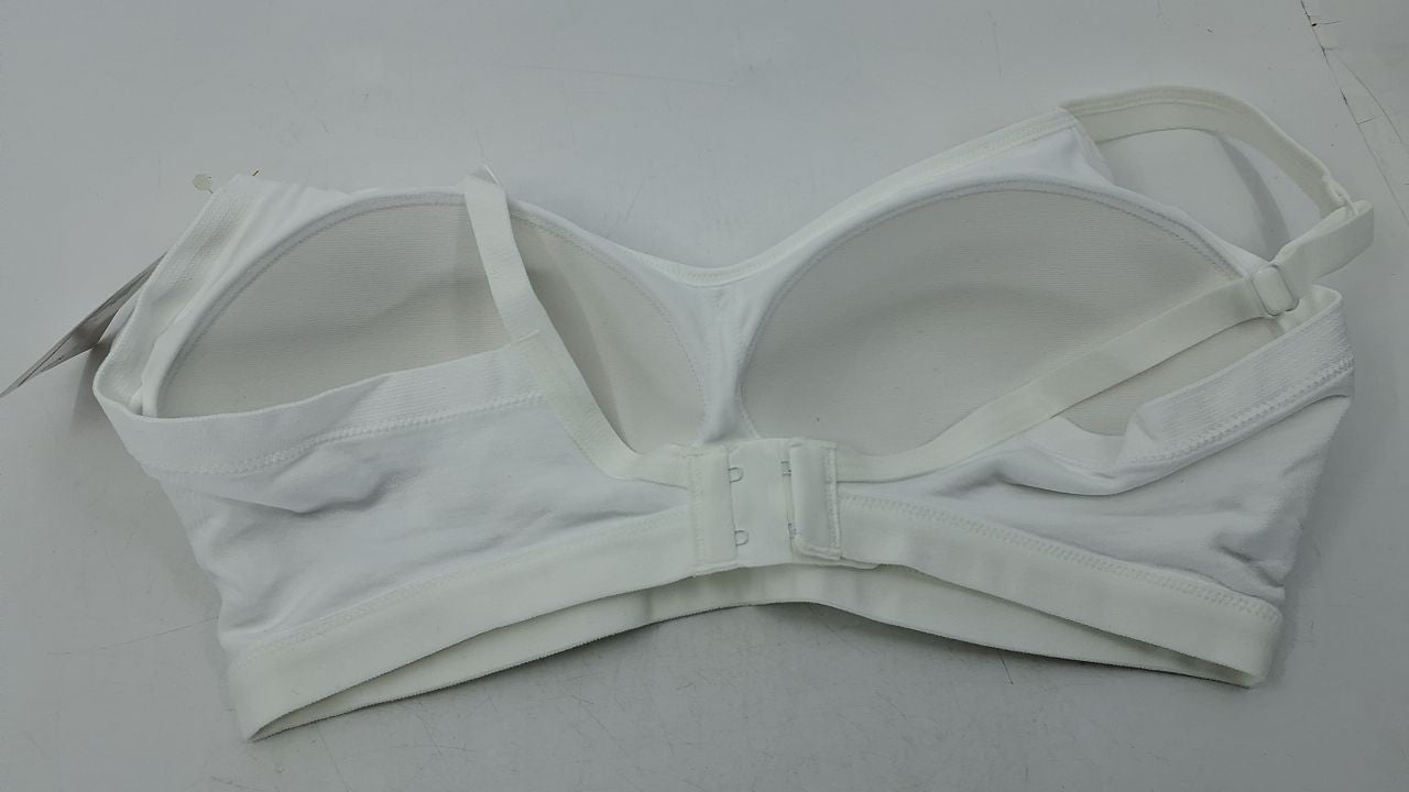 Warner's Women's Wireless Lightly Lined Bra RM3911A, White, Medium