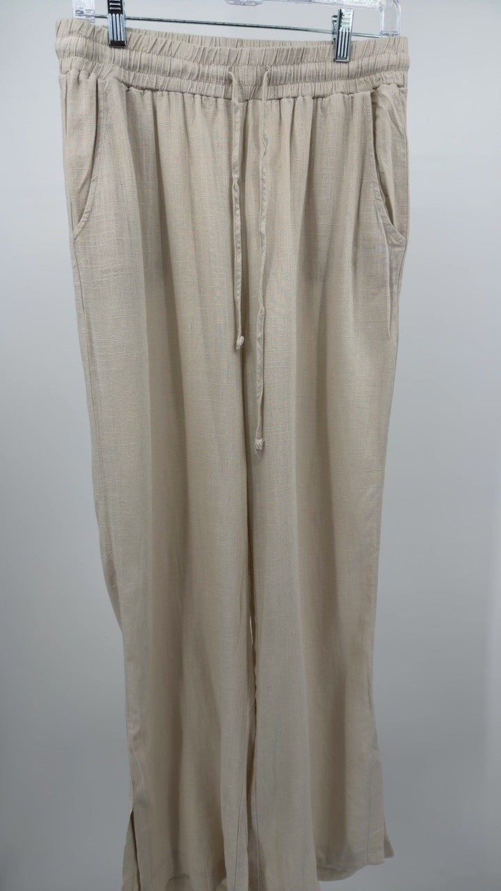 Zenana Linen Drawstring Pants