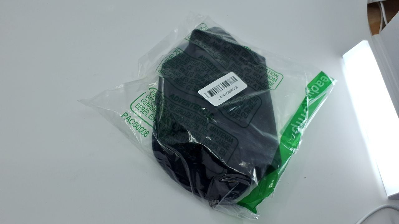 Black Freezable Snack Bag, EcoFreeze Technology, Lightweight & Portable