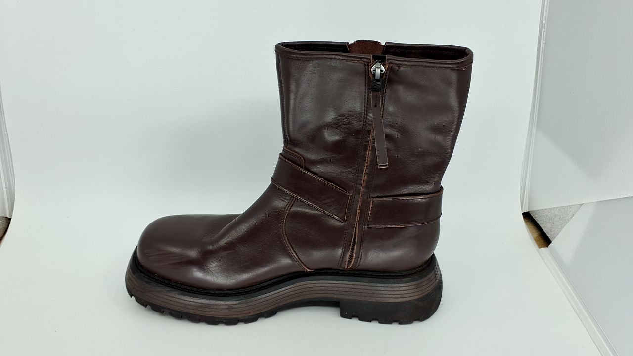 Circus NY by Sam Edelman Women's Motorcycle Boot, Dark Chocolate, 9.5