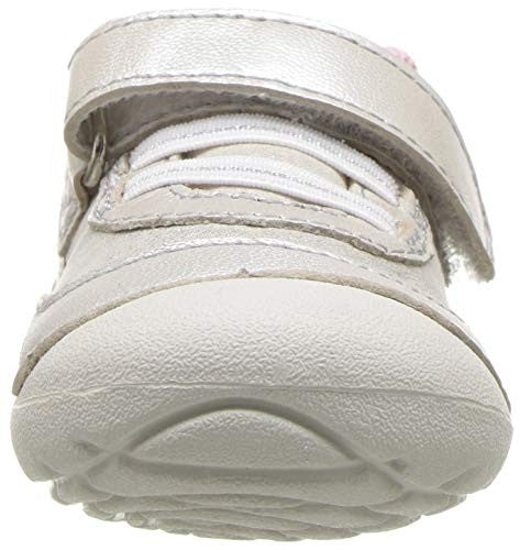 Stride Rite baby girls Soft Motion Jazzy Sneaker, Champagne, 5 Toddler US