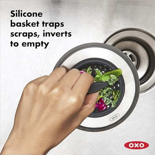 OXO Good Grips 2-in-1 Sink Strainer Stopper