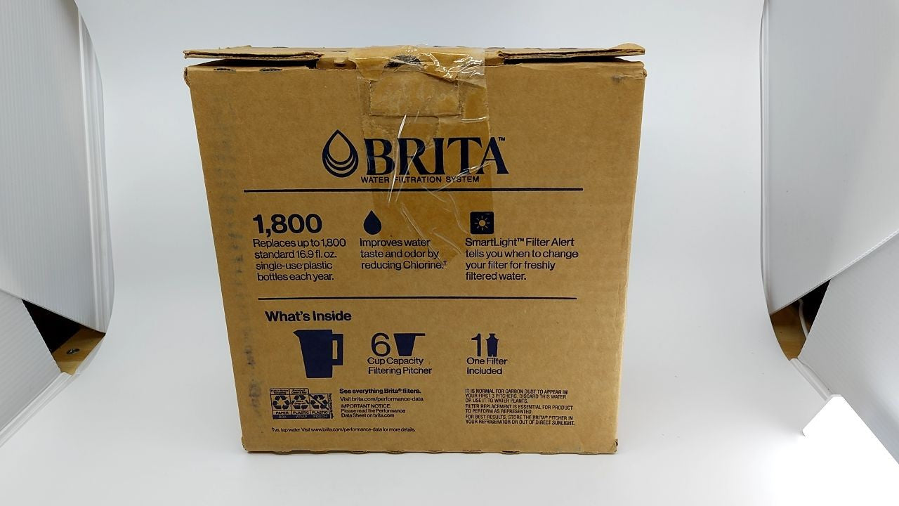 Brita 6-Cup Water Filter Pitcher, BPA Free, Standard Filter Included