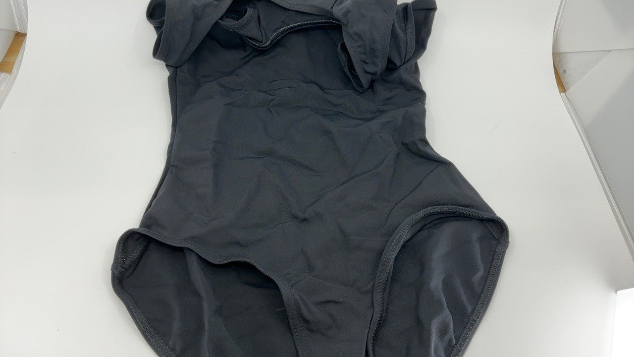 Capezio Women's Classic V-Neck Camisole Leotard, Black, Medium