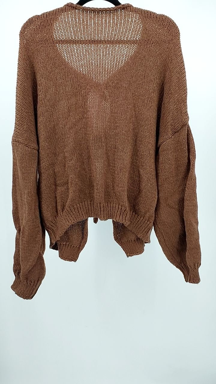 Tie-Front Long Sleeve Cardigan