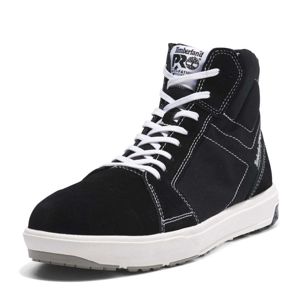 Timberland PRO Men's Berkley Hi Shoes Composite Safety Toe Black/White 10.5W