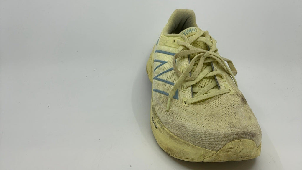 New Balance W1080V13 Women's Running Shoe 9W Limelight/Chrome Blue