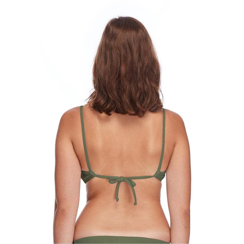 Body Glove Women's Bikini Top F Cup - Adjustable Underwire, Cactus