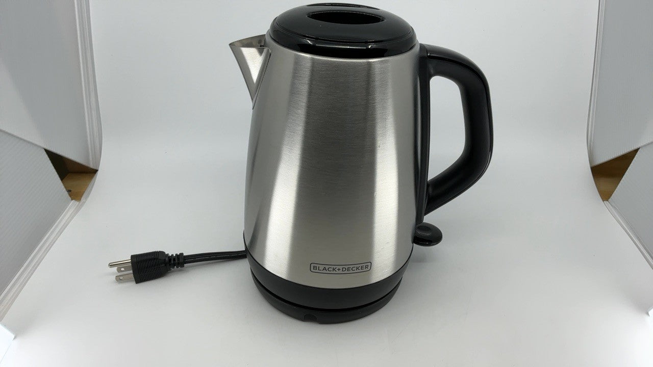 1.7L Cordless Electric Kettle, Rapid Boil, Auto Shutoff, Stainless Steel