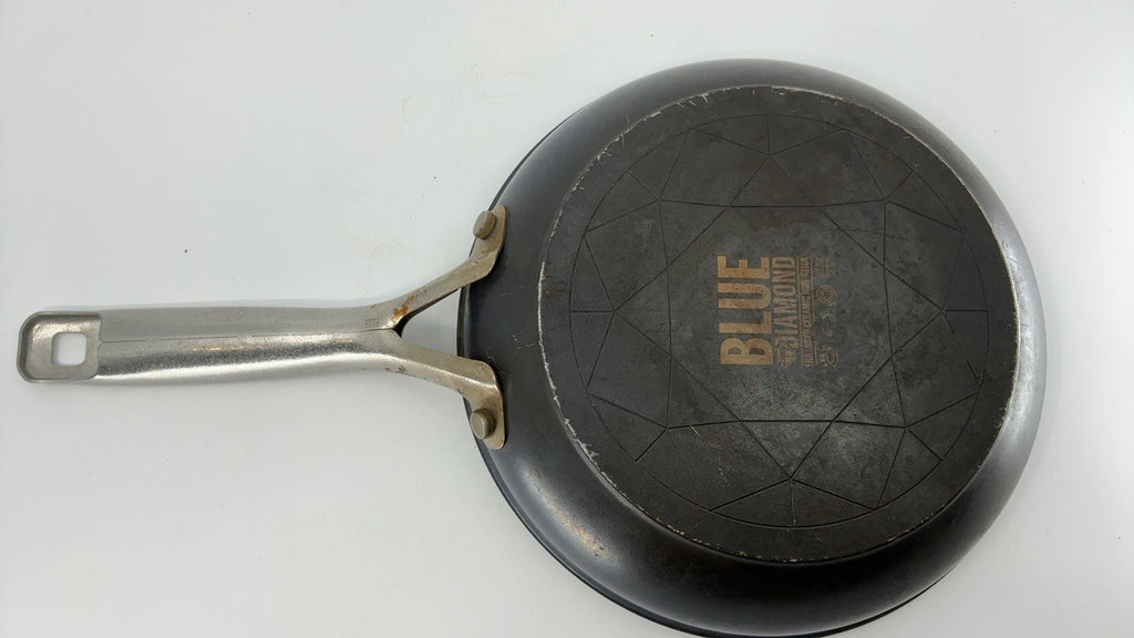 8" Gray Nonstick Frying Pan Skillet, Diamond Infused Ceramic