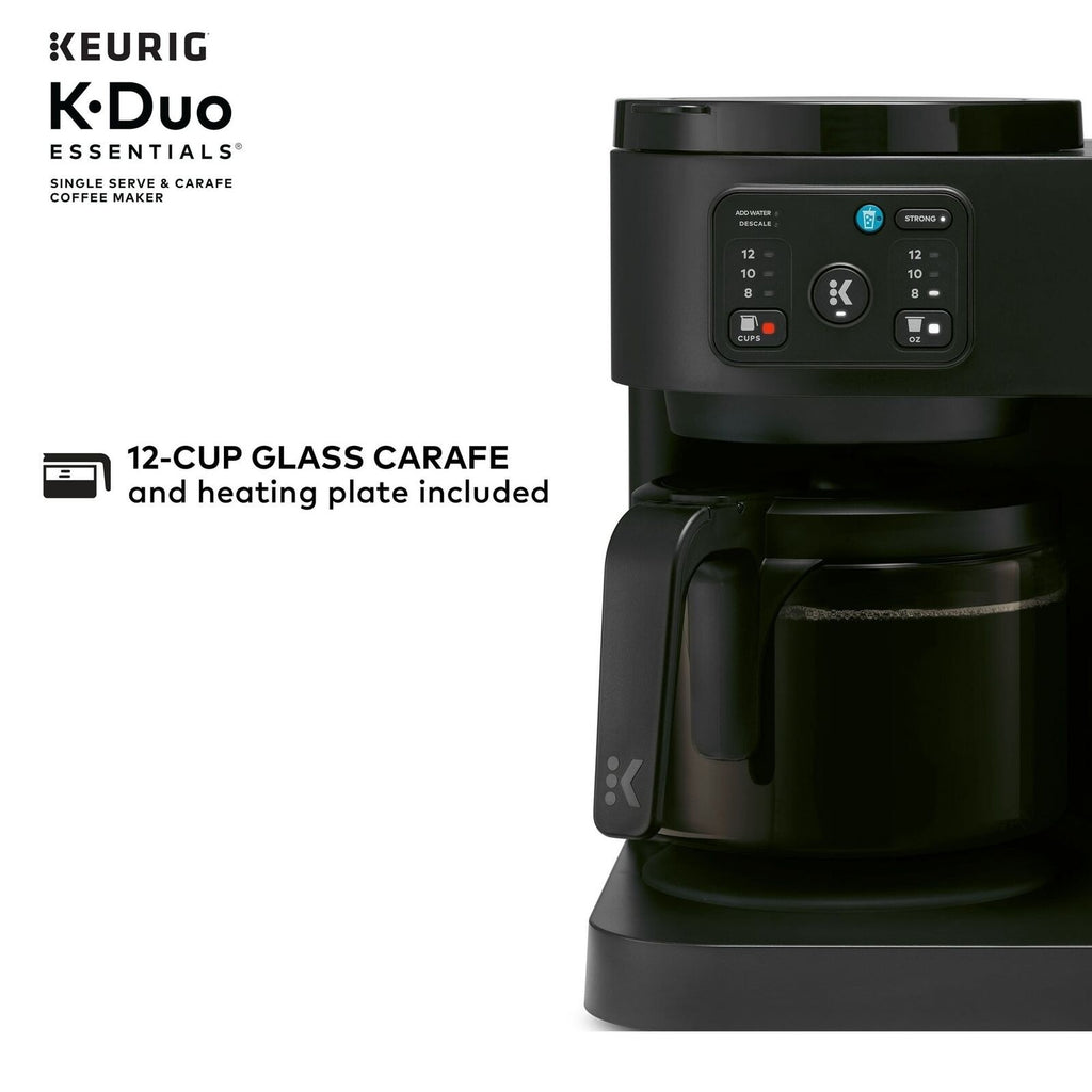 Keurig K-Duo Essentials Single-Serve & Carafe Coffee Maker Black