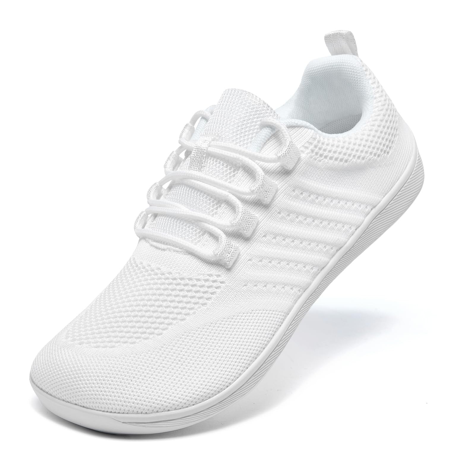 Limberun Wide Toe Box Sneakers White 5W/4M Minimalist Walking Shoes