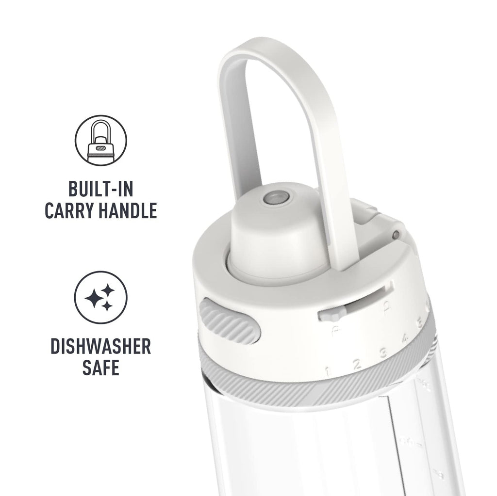 THERMOS, ALTA Series, Hydration Bottle with Spout 24 Ounce, Sleet White