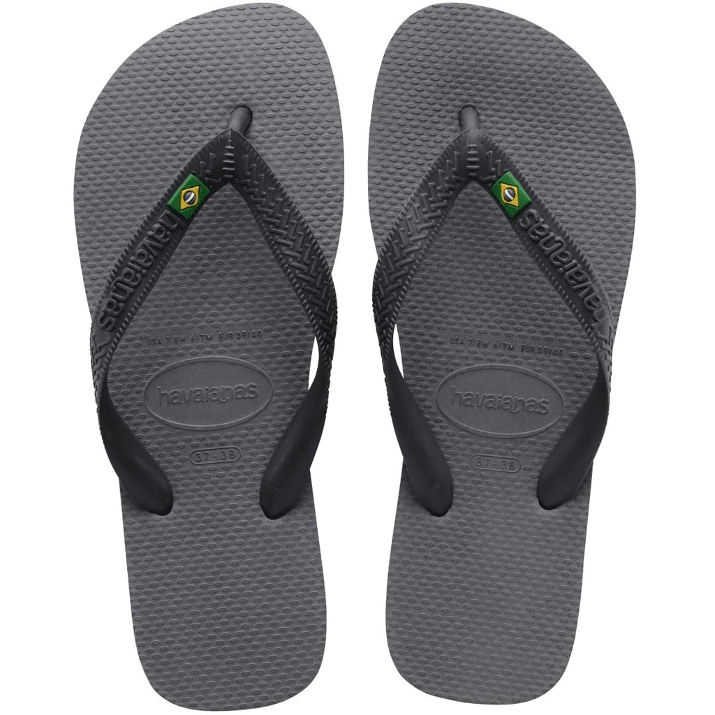 Women's Brazil Flip Flops Steel Grey