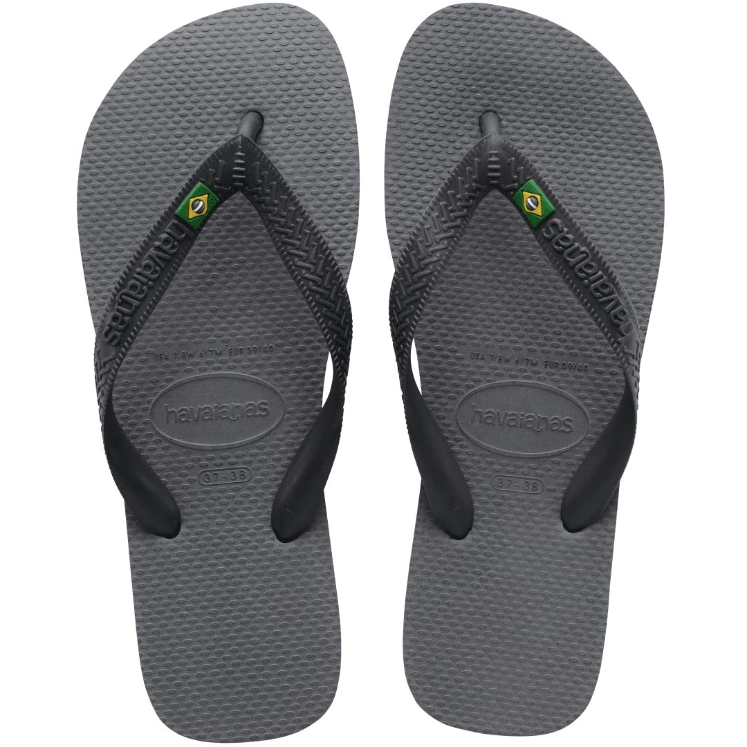 Women's Brazil Flip Flops Steel Grey